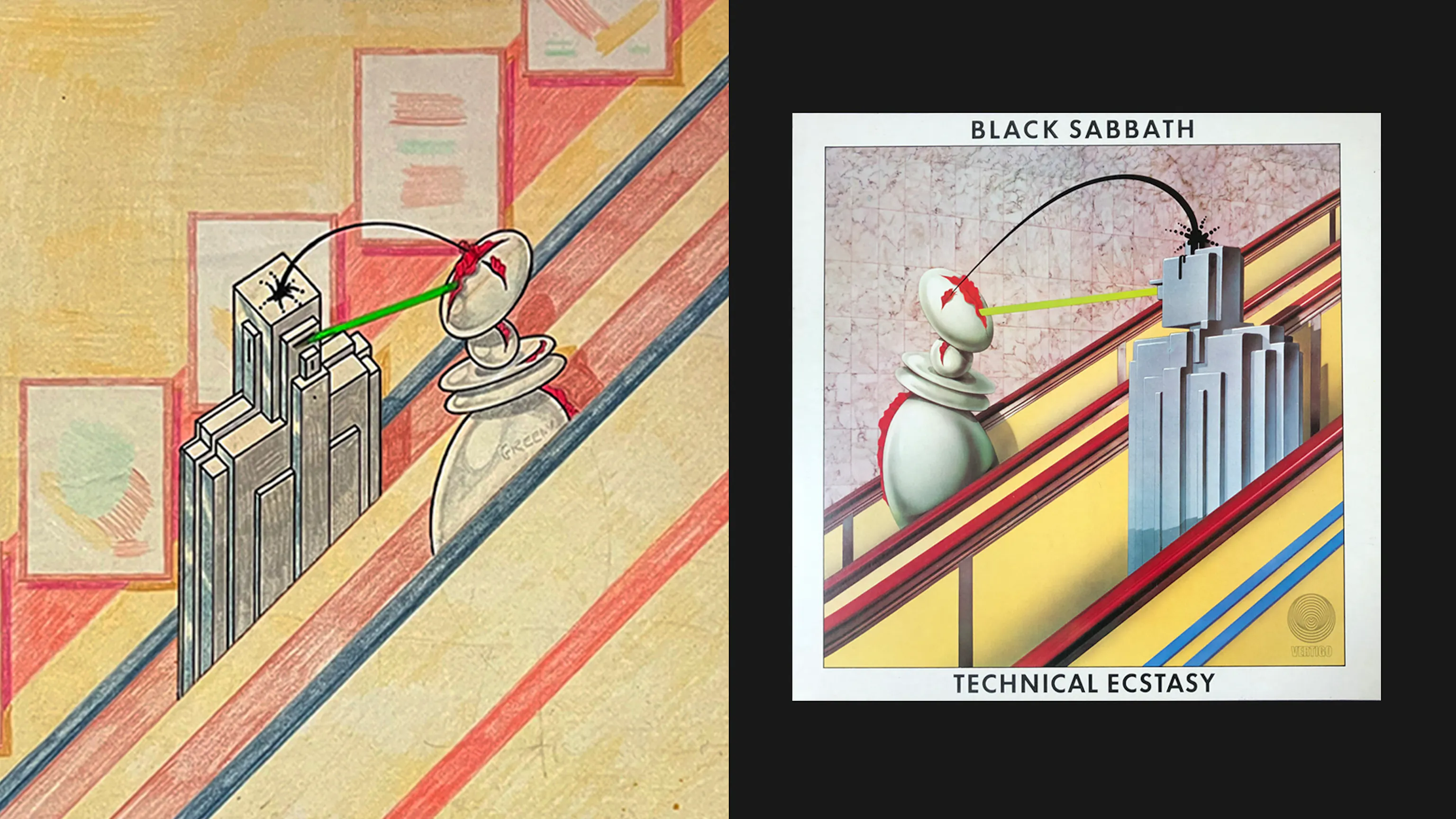 Black Sabbath, Technical Ecstasy album cover