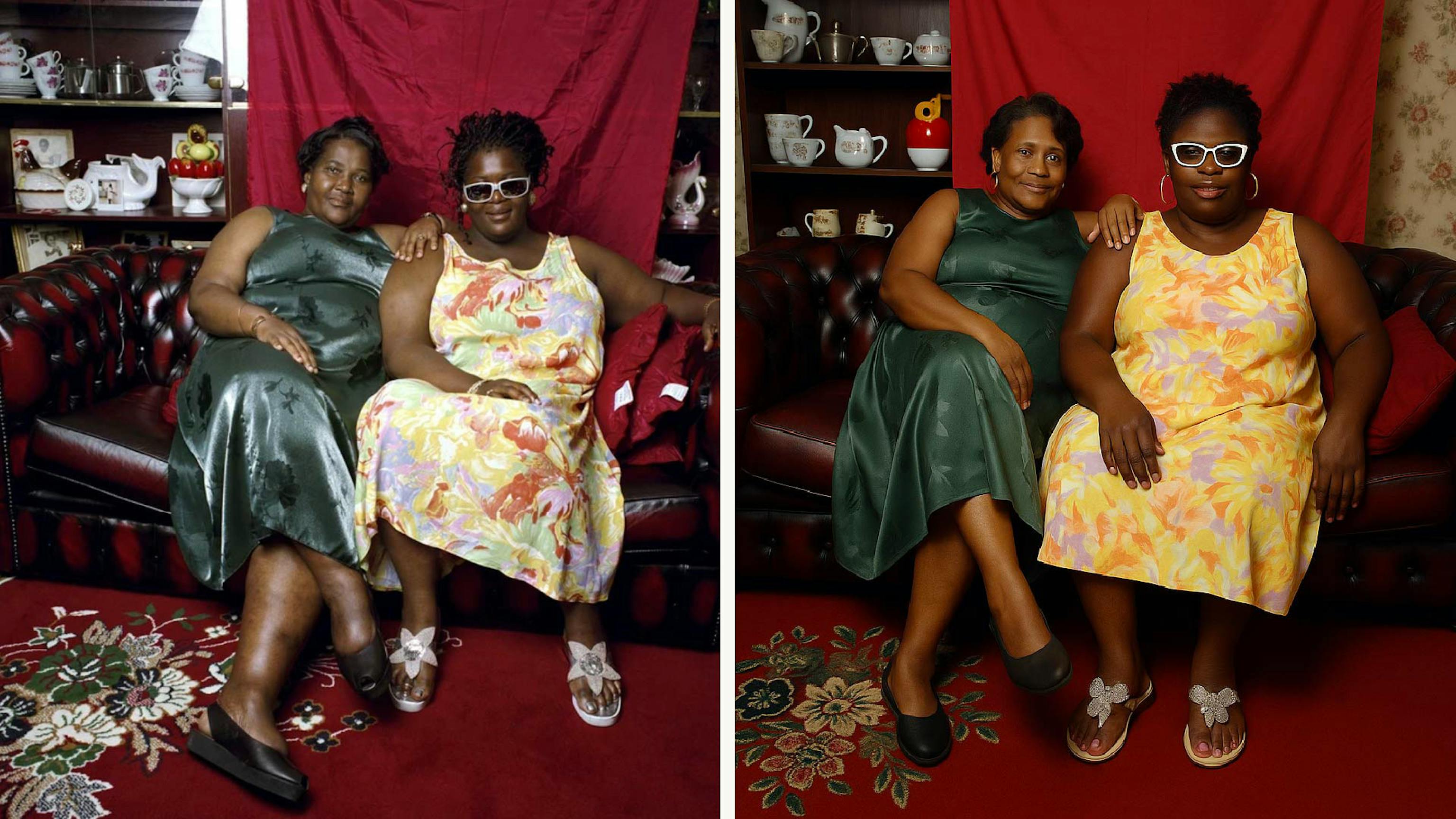 Eileen Perrier: from the series Red, Gold and Green, 1996-1997